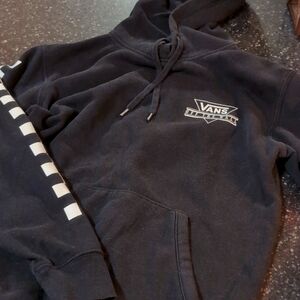 Vans Off The Wall Hoodie Black White